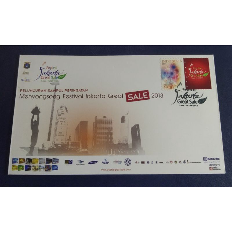 

Sampul Hari Pertama (SHP) Peluncuran Sampul Peringatan Menyongsong Festival Jakarta Great Sale 2013