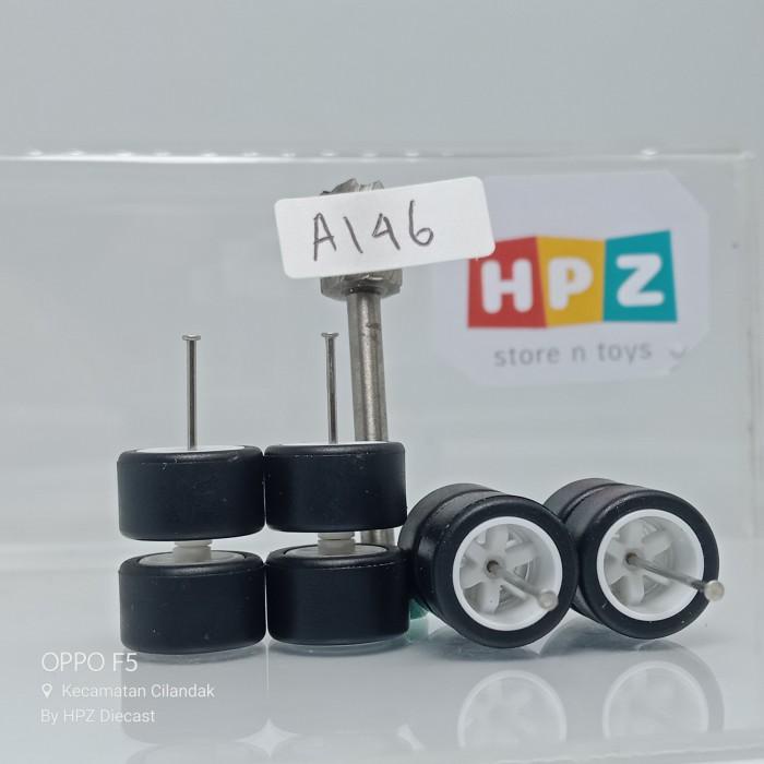 Terlaris Ban Karet Hotwheels Model Te37 White A146