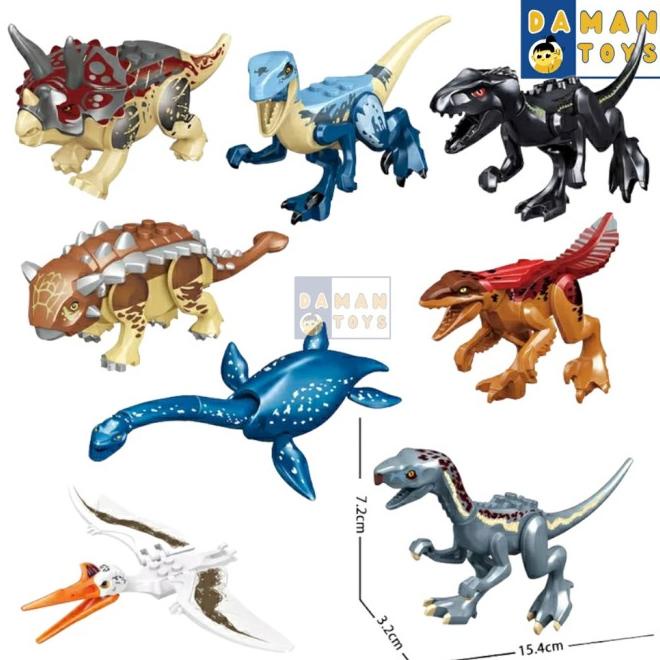 Must Have Mainan Bongkar Pasang Edukasi Dinosaur Tirex Dinosaurs Diy Dino Termurah