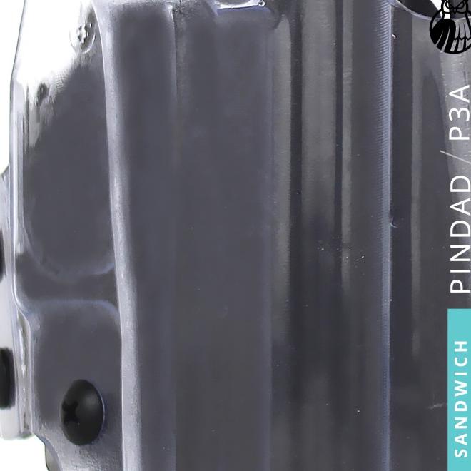 Kydex Holster Pindad P3A Outside Waistband Owb Sandwich Pax Dynamics