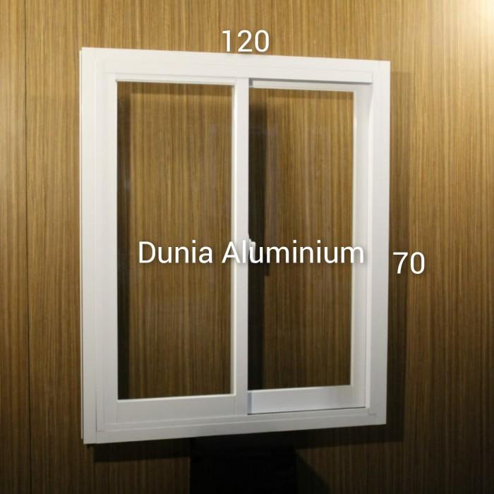 Terlaris Jendela Sliding / Geser Aluminium 70 X 120