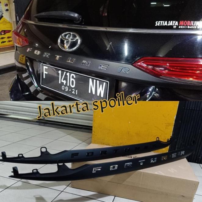 Trunklid Original Toyota Fortuner Vrz Dan Trd Hitam Doff