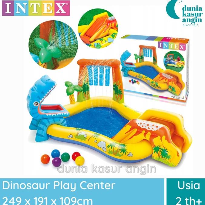 INTEX 57444 Kolam Renang Anak Dinosaurus Kids Play Center
