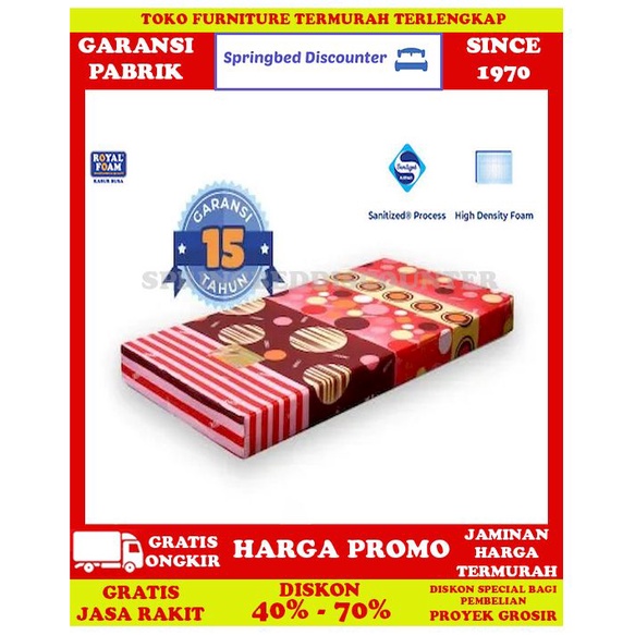 Kasur Busa Matras Royal Foam MURAH Royal Stamina T 20cm 10Thn 90x200