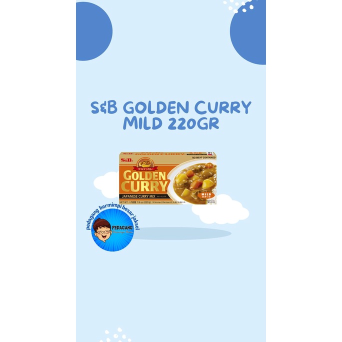 S&B Golden Curry 220gr Mild | Kari Blok | Kari Jepang - MILD