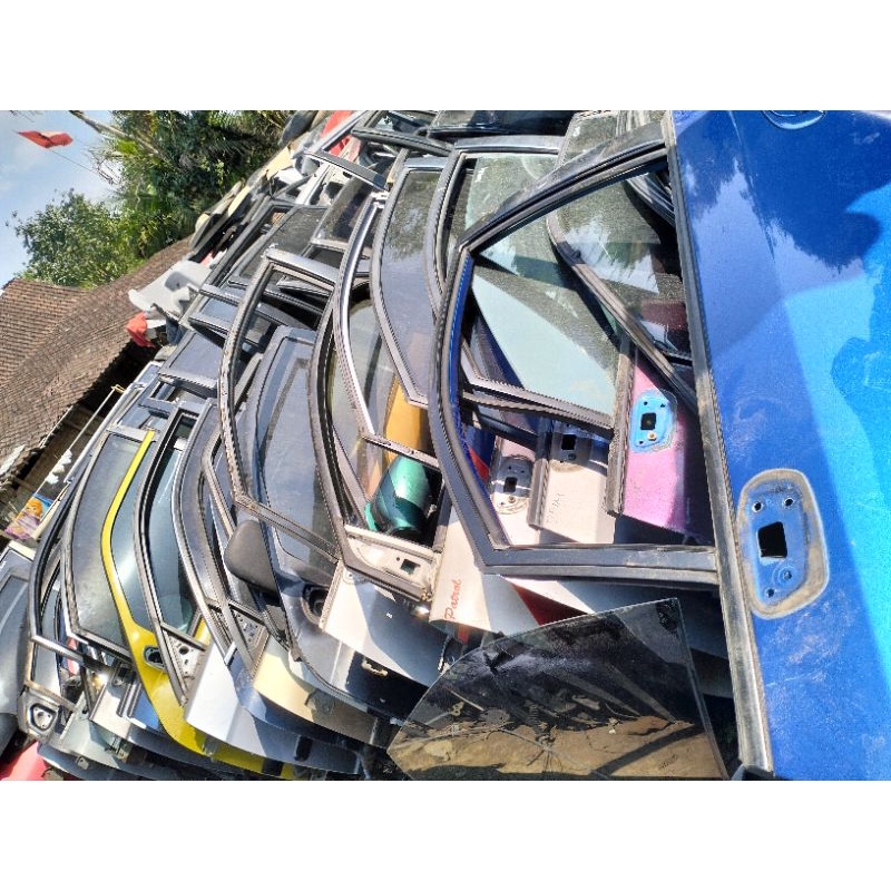 hendel depan kiri + list kaca depan kiri honda stream