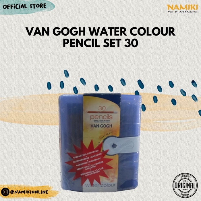 

Van Gogh Water Colour Pencil set 30