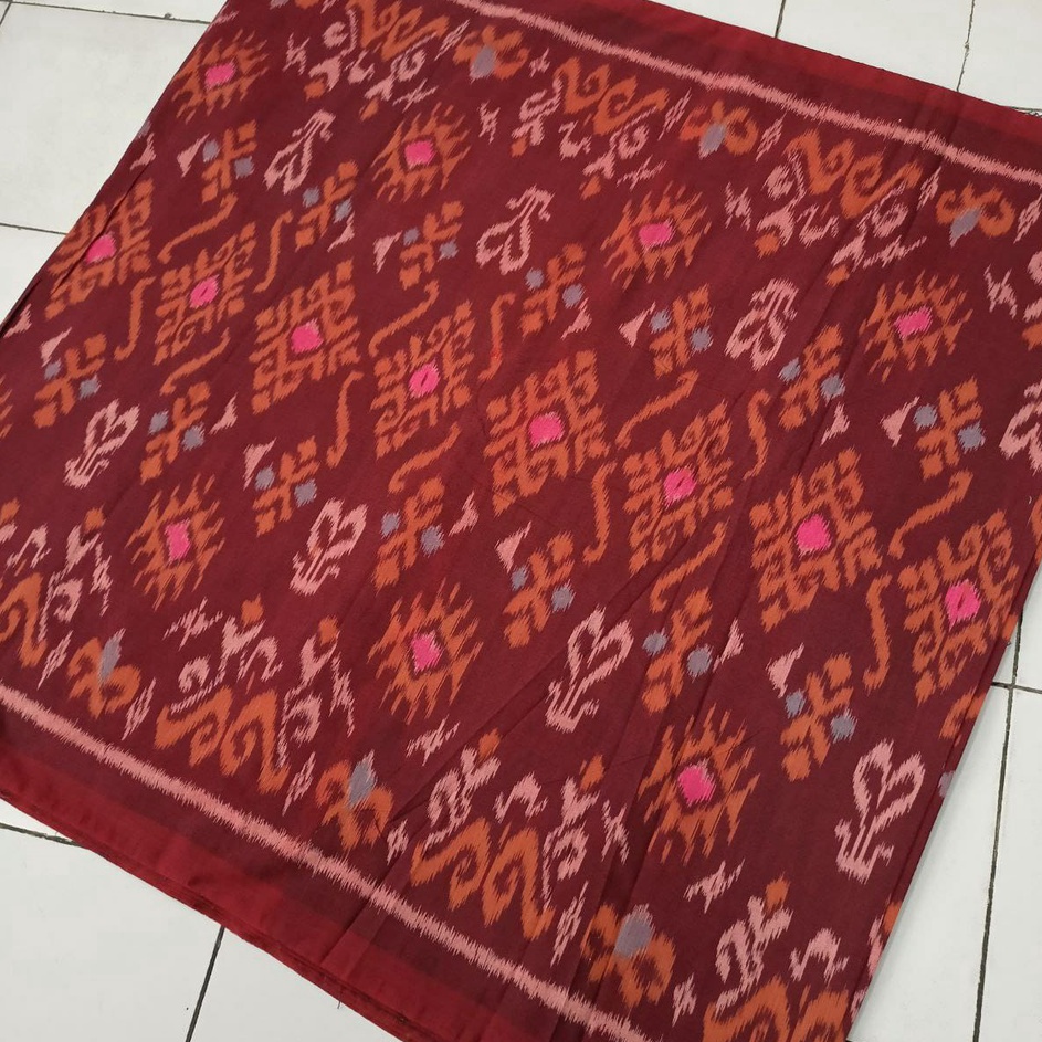 [KODE AS0JK] ENDEK METERAN (GULUNGAN) MOTIF CAMPUR / ENDEK BALI METERAN MOTIF BUNGA, WAJIK, SONGKET 