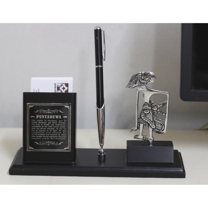 

Terpercaya Tempat Pulpen /Tempat Pulpen Meja /Holder/Motif Wayang Werkudara