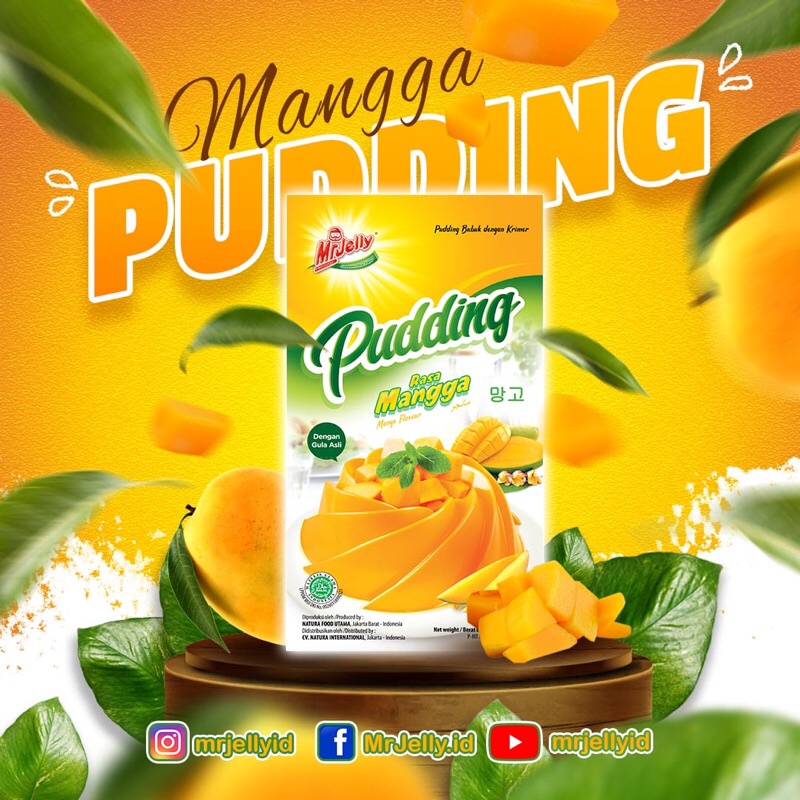 

Mr Jelly Pudding Rasa Mangga 170gr Mrjelly Puding Agar Mango