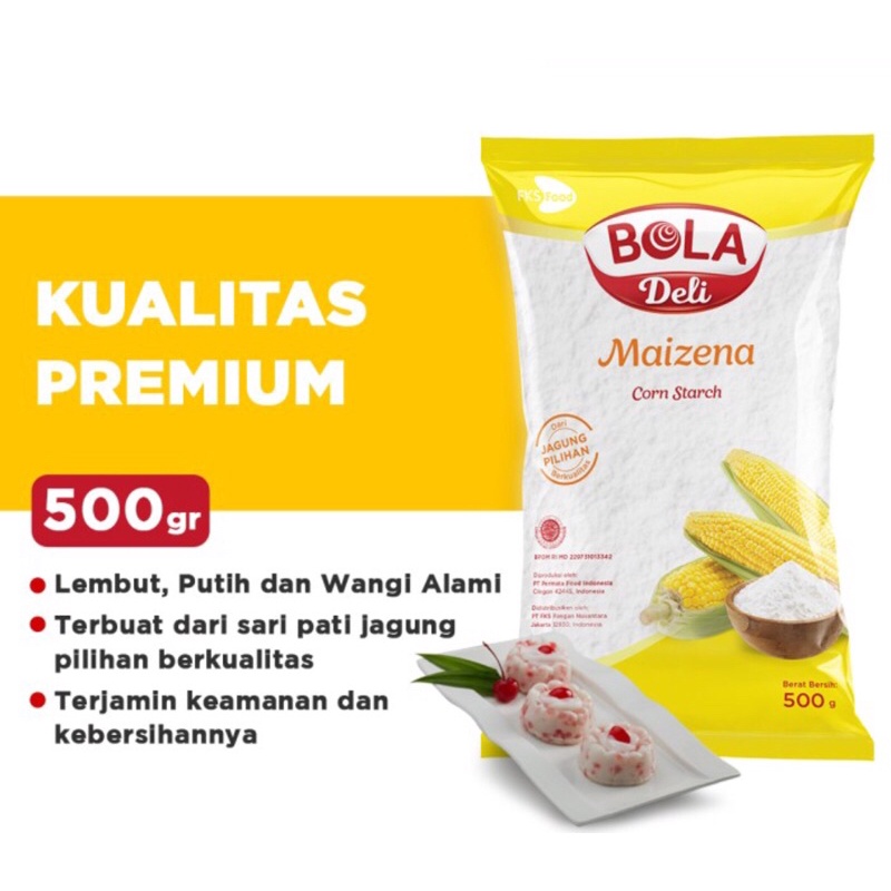 

Bola Deli Tepung Maizena 500gr Corn Starch Tepung Jagung