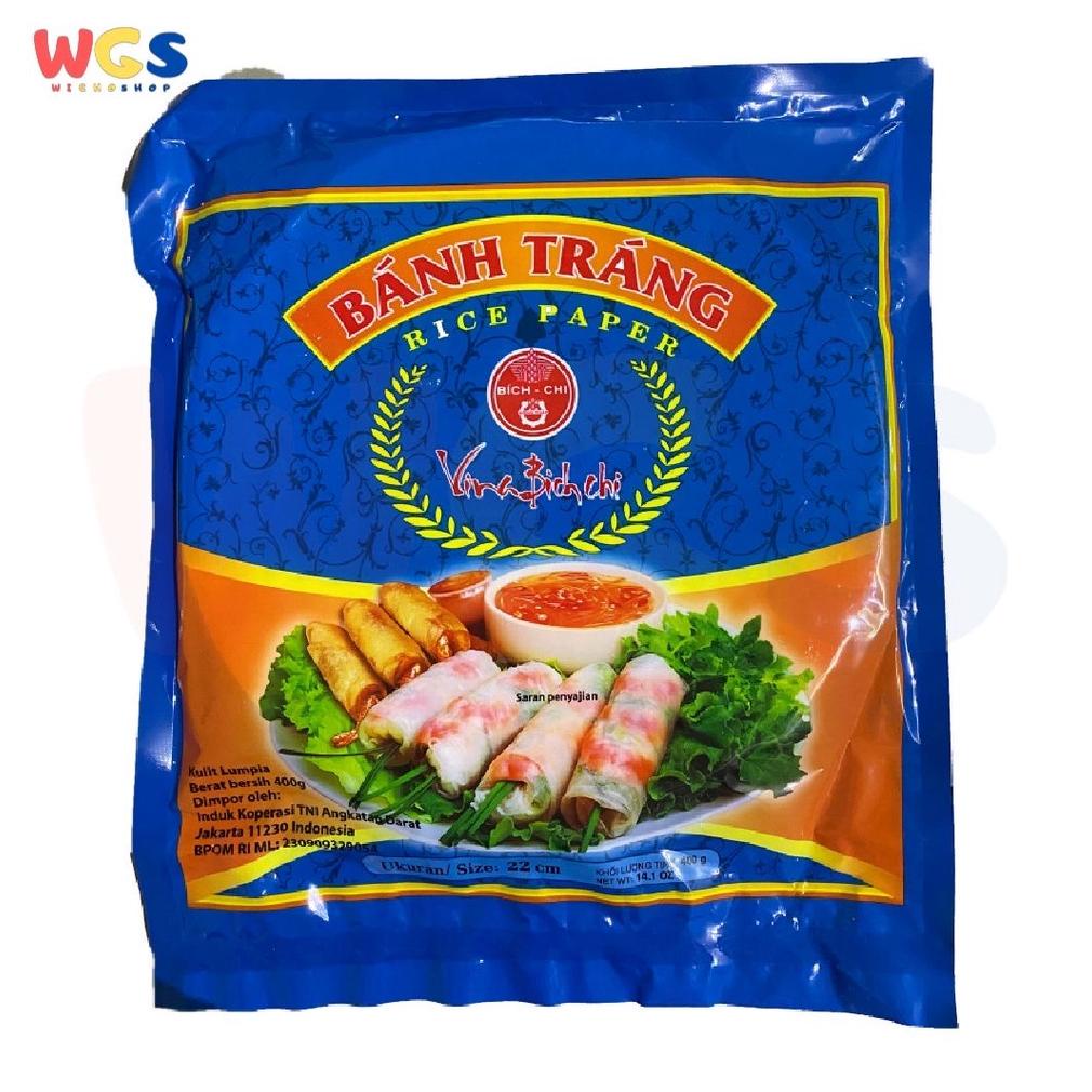 

Banh Trang High Quality Rice Paper Vina Bich Chi 22cm 50 Sheets 400g - Halal Best Seller