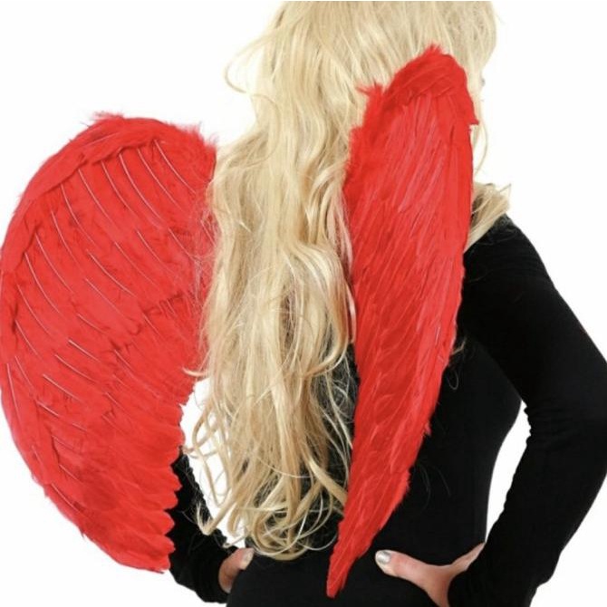 devil wings halloween feather , sayap iblis,sayap malaikat,sayap devil