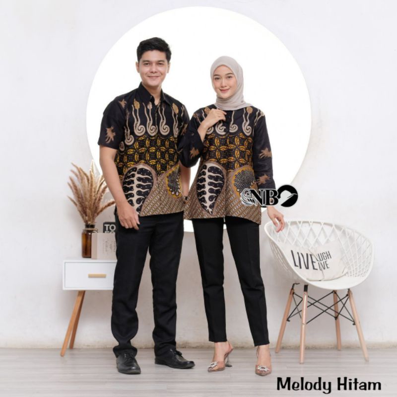 Atasan Batik Couple Premium Batik Pasangan Kemeja Blus Wanita Seragam