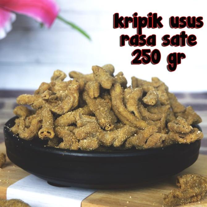 

KRIPIK USUS AYAM SUPER RASA SATE 250 GRAM AFIF JAYA CEMILAN LUB