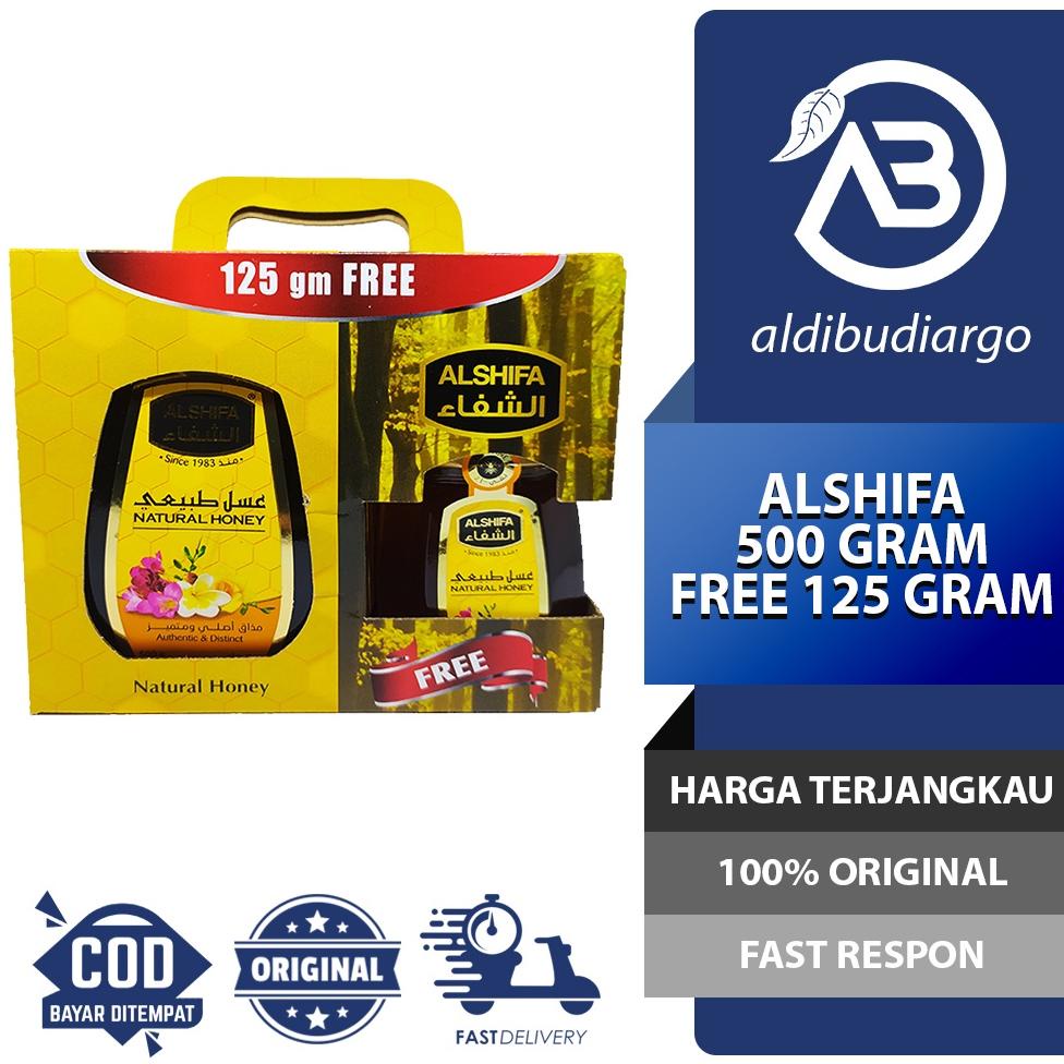 

MADU AL SHIFA NATURAL HONEY 500 GRAM FREE 125 GRAM Best Seller