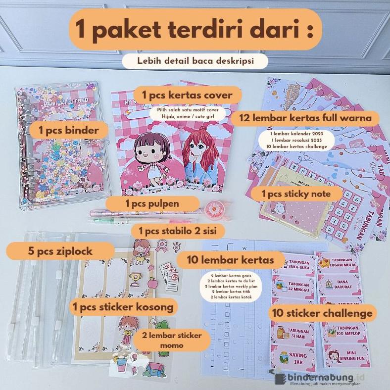 

Terjangkau Paket Hemat Binder Uk A6 !!