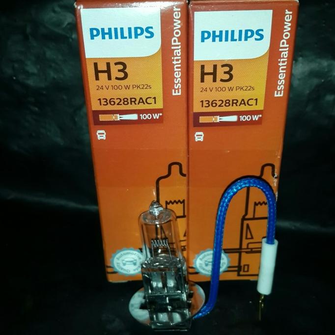 Lampu Dop Philips H3 24V 100W |Jayastore