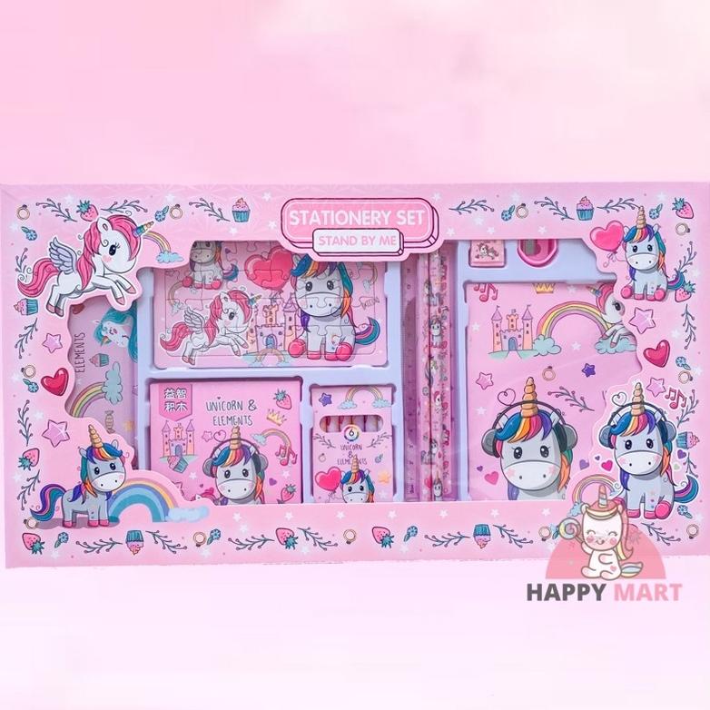 

Bisa Cod kotak pensil unicorn / spiderman / frozen set puzzle !