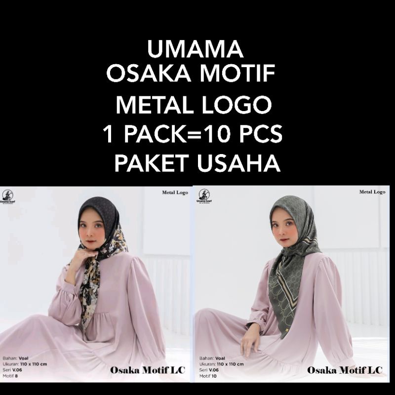 PAKET USAHA JILBAB SEGI4 OSAKA MOTIF UMAMA, HIJAB SEGIEMPAT OSAKA MOTIF BY UMAMA