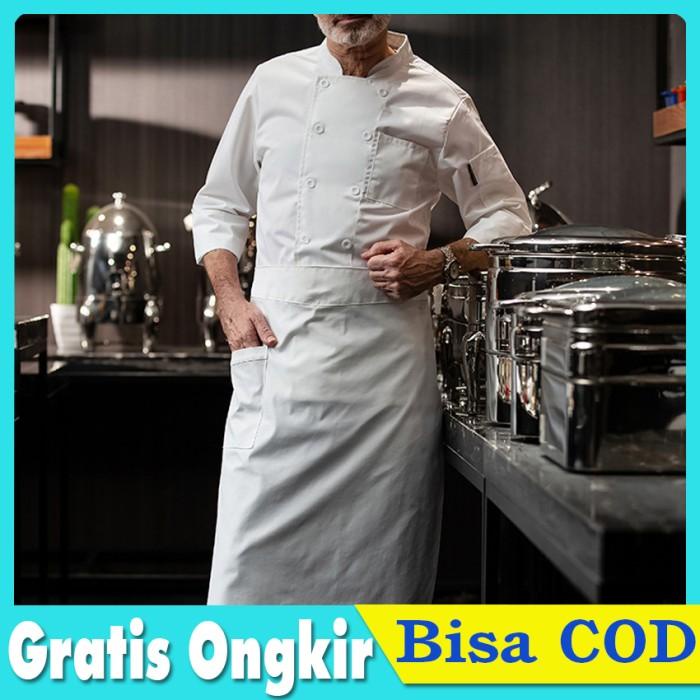 Best Seller Baju Koki Chef Seragam Koki Seragam Chef Lengan Panjang Pria Wanita