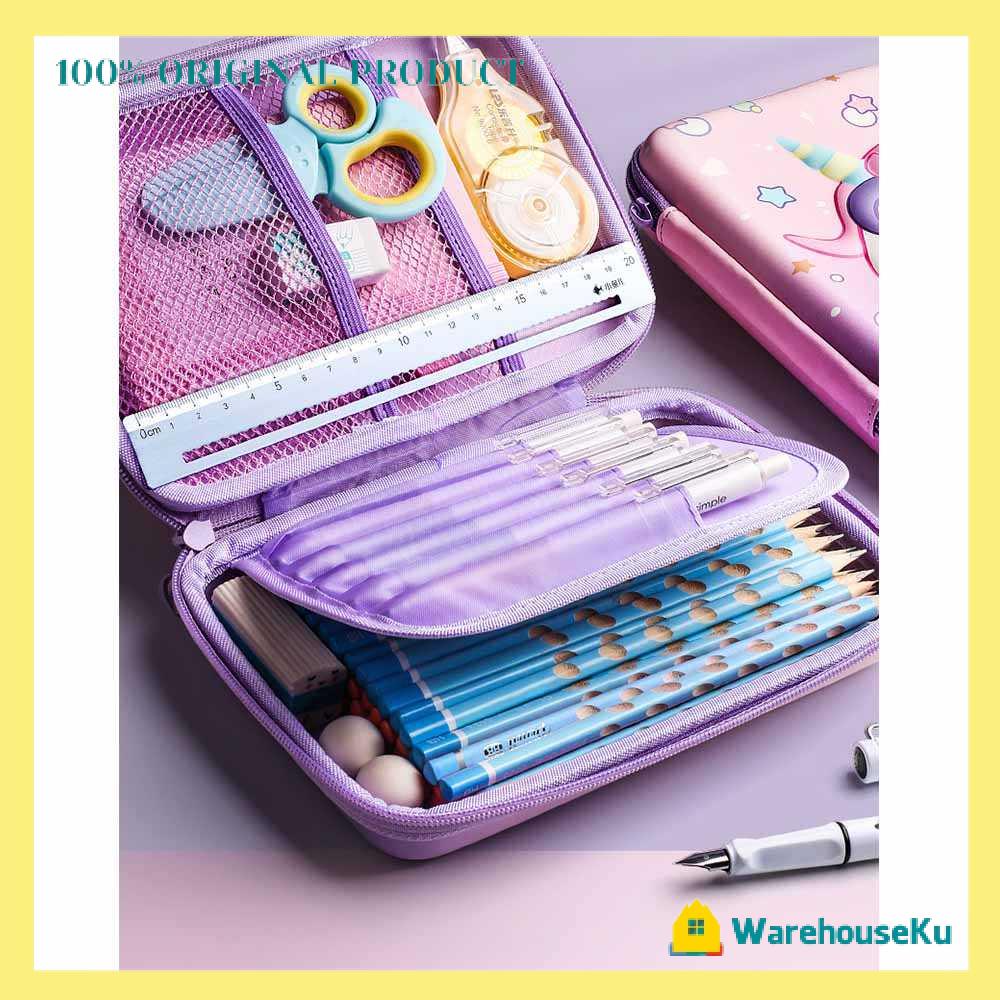 

Tempat Pensil Anak Unicorn Pencil Case Pouch Stationery - ORIGINAL