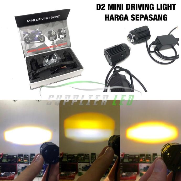 Lampu Tembak D2 Mini Driving Light 40 Watt Harga Sepasang