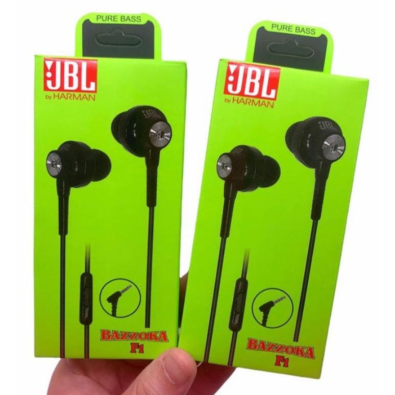 HEADSET HF HEADSET JBL BAZZOKA F1 SUPER BASS PACKING IMPORT