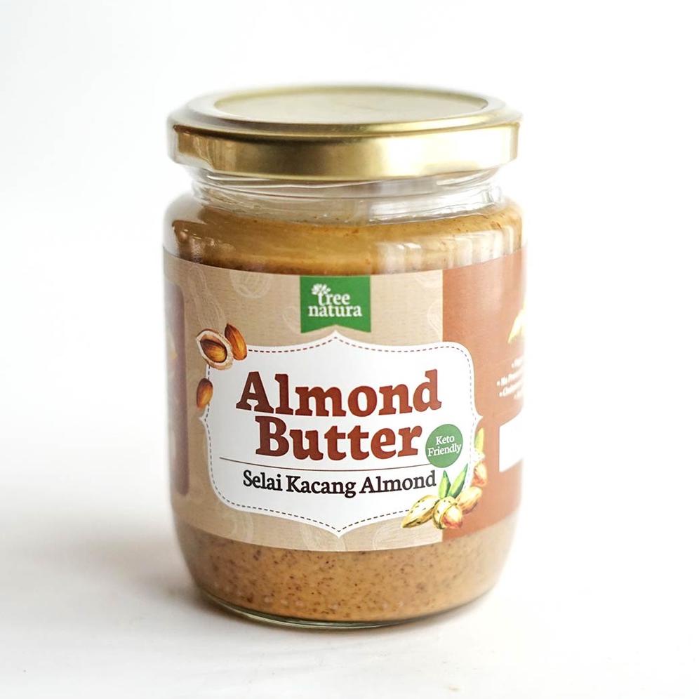 

Tree Natura Almond Butter Original 225 gr (Selai Kacang Almond) Best Seller