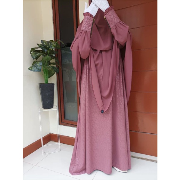 SET EMBOS ADIBA NASEL ZIPPER BY RIZQUNA GAMIS