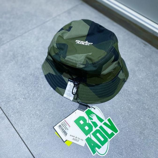 Adlv X Ba Out Pocket Bucket Hat Camo Brown 100% Original Shop_Clarsin