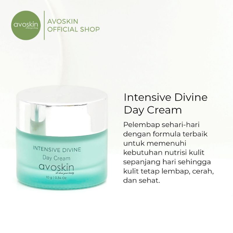 AVOSKIN Intensive Divine Day Cream - Creme Hydratante | For All Skin Type - 10 g