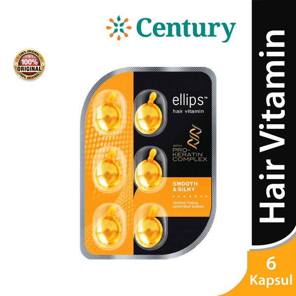 Ellips Hair Vitamin Pro Keratin Complex Smooth & Silky 6’s / Vitamin Rambut / Serum Rambut Keratin
