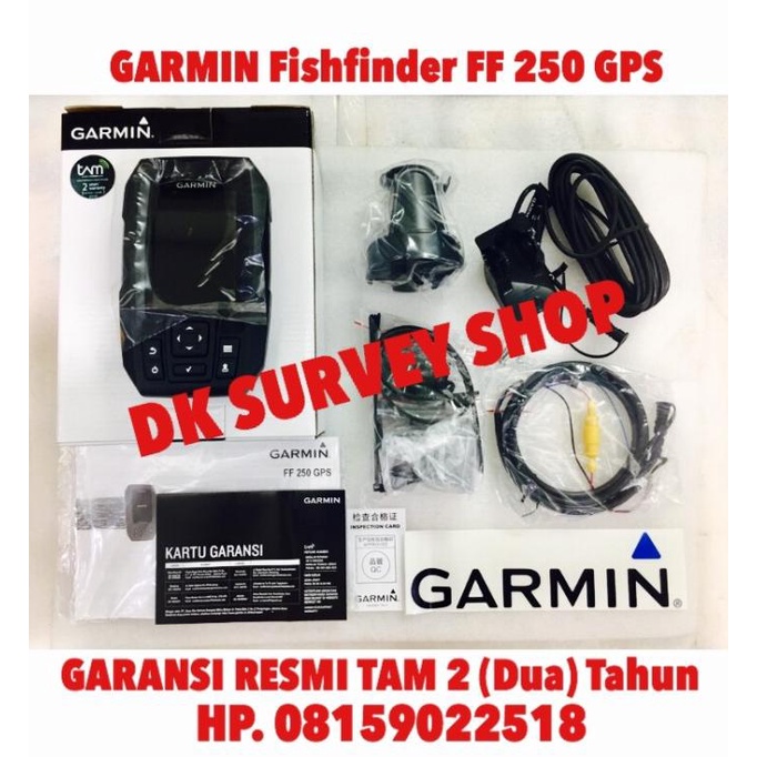 GARMIN FISHFINDER / FISH FINDER GARMIN FF 250 GPS / RADAR IKAN Garansi