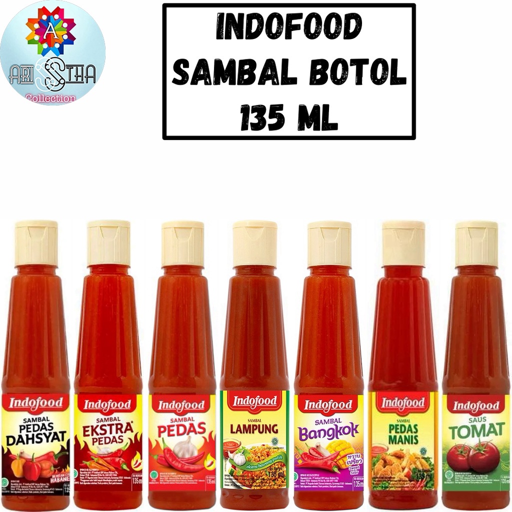 

Indofood Sambal Botol Kemasan Plastik 135 ML