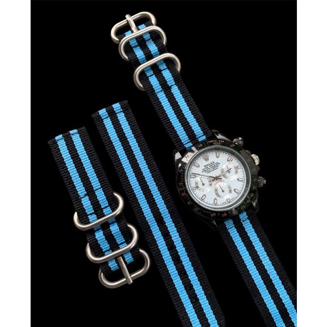 Strap tali jam tangan kanvas nato kombisani cakep 20mm