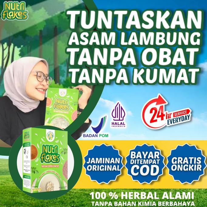 

NUTRIFLAKES Minuman Serbuk Umbi Garut Original Solusi Atasi Masalah Lambung Maag Kronis dan Gerd BPOM Best Seller