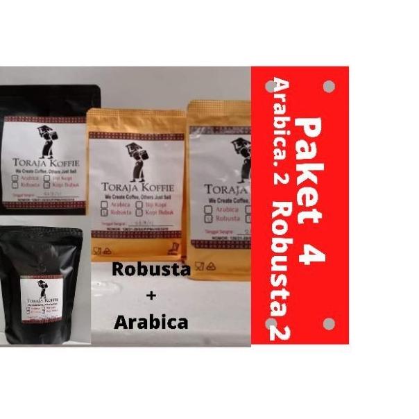 

Kopi Arabika Toraja Sapan Paket Robusta Isi 4 Best Seller