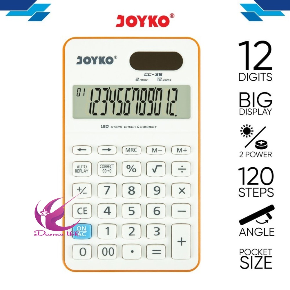 

Kalkulator JOYKO CC38 12Digit Check Correct/Calculator JOYKO CC-38 ORI