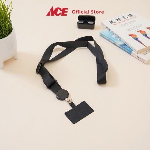Coverku Ace - Ataru Lanyard Wide Strap - Hitam