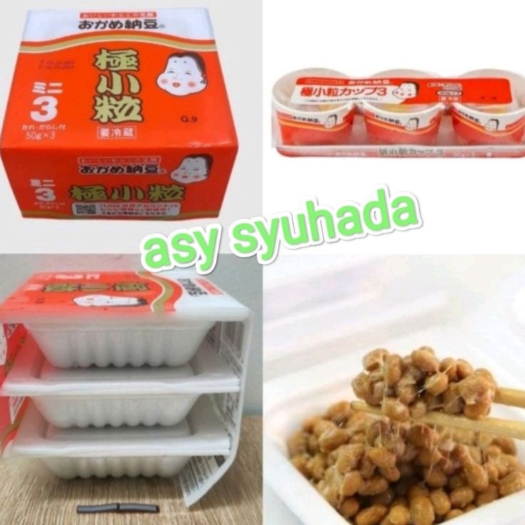 

Di⚡kon !! okame natto kotsubu cup 3 / tape kedelai jepang / okame nato