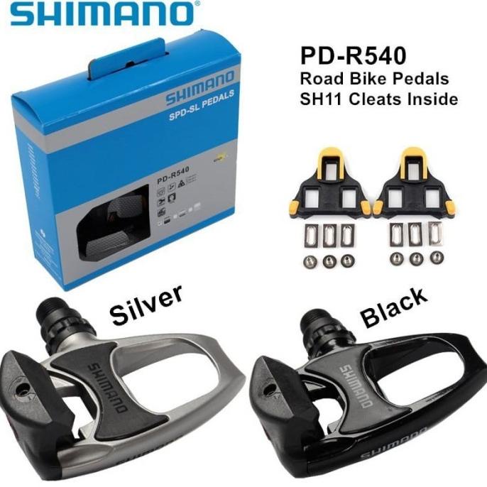 SHIMANO PD-R540 PEDAL CLEAT SET SEPEDA SPD R540