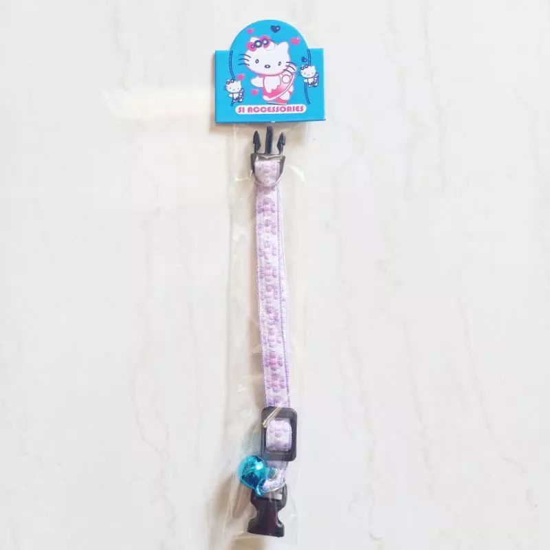 Kalung Kucing Bunga Melati 14mm + Plastik