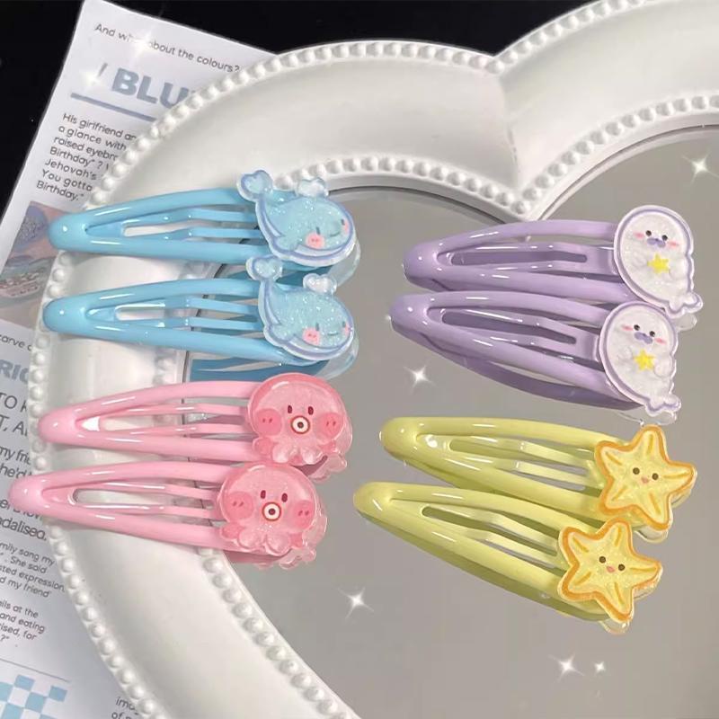 【Bayar di tempat】Jepit Rambut Bintang Korea Anak Kartun Lucu star moon hairpin