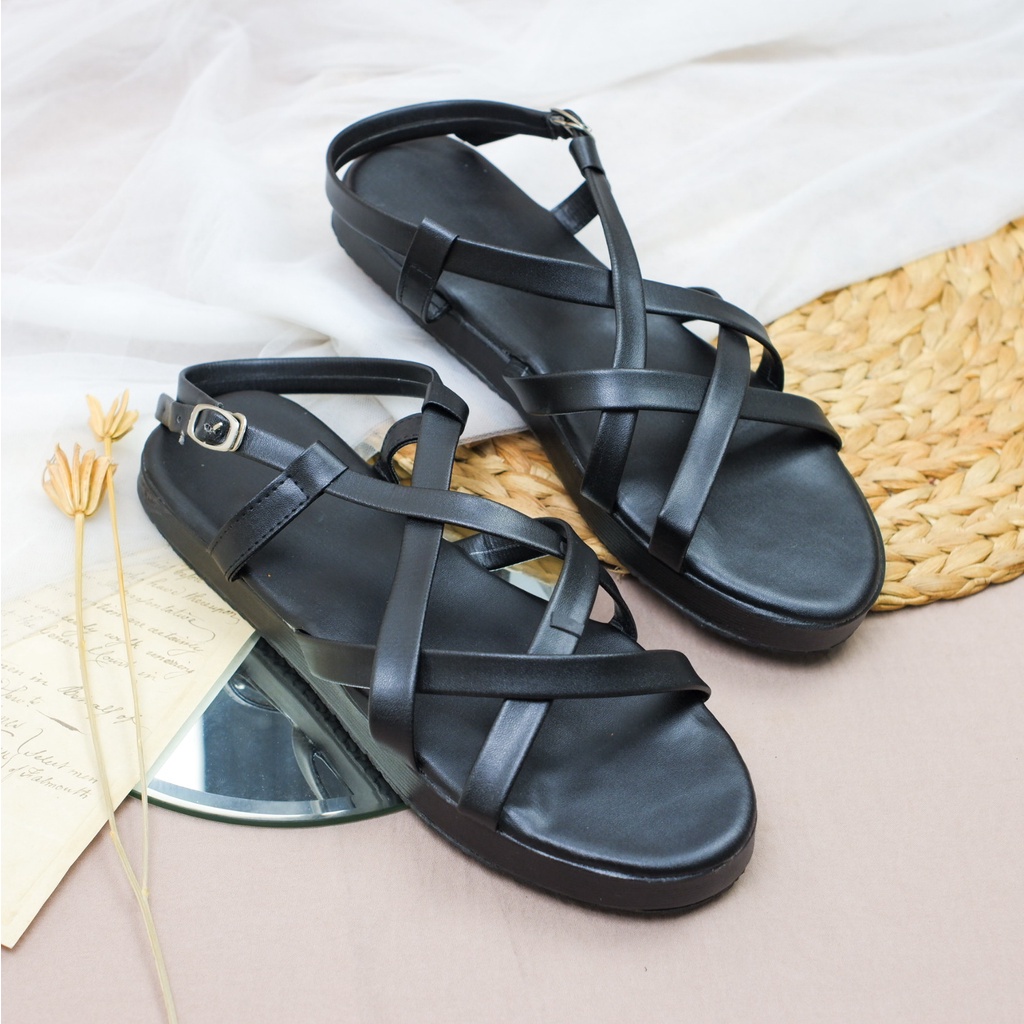 flash sale 7,7 Sendal  Wanita COSMO Platform New Sandal  Strap Uper Tali DN 13