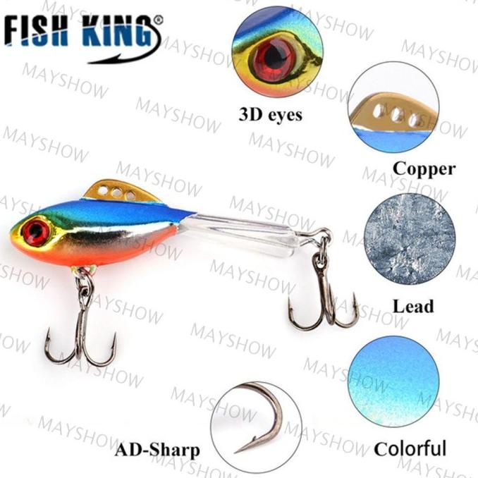 NEW  Mayshow Es Umpan Pancing Penyeimbang Buatan Walleye Lead Hard Hook