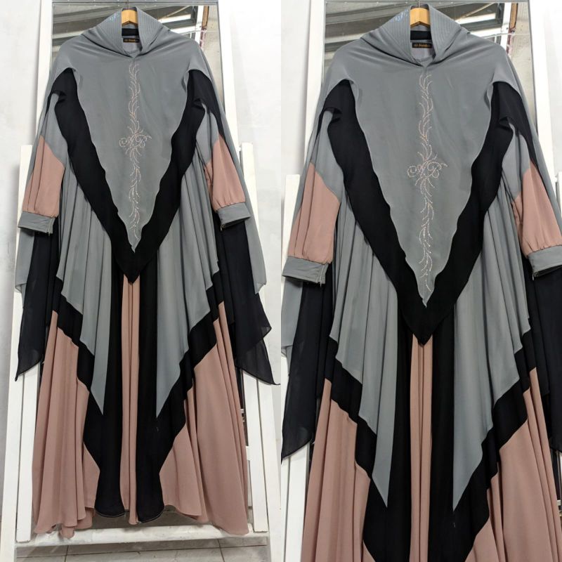 Gamis ceruty babydoll pengajian kondangan ibu ibu remaja mewah