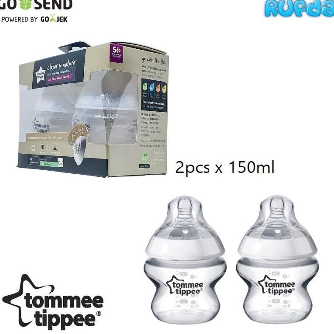 Tommee Tippee Botol Susu 150ml (2pcs), Baby Bottle