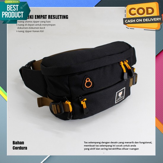 Tas Cowok Waistbag Slempang Waist Bag Waisbag Waitsbag Weistbag Weisbag Pria Waterproof Pj12 O0A9 Ku