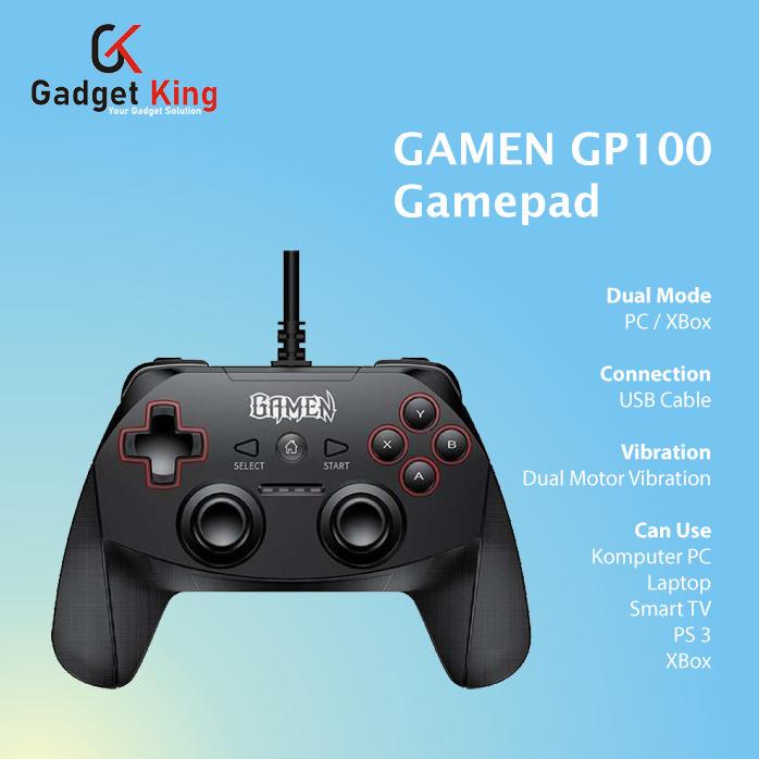 CUCI GUDANG Gamen GP100 Gamepad Joystick Stick Gaming Komputer PC Laptop XBox